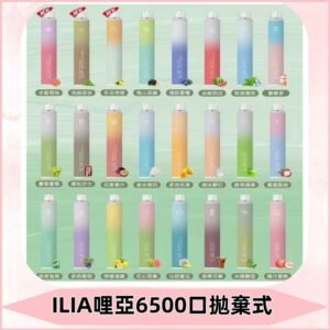 ILIA BAR 4 哩啞一次性拋棄式電子煙|6500口大容量