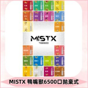 MIST X 鴨嘴獸6500口拋棄式電子煙#台灣現貨#